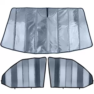Sonnenschutz Verdunklung 3-teilig faltbar für VW Bus Transporter T6.1 ab 2019-image-6331437