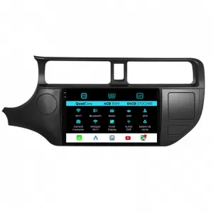 Dedicated Navigation suitable for Kia Rio (2011-2014), QuadCore, 9 Inch, 4Gb Ram, 64Gb Storage, Android Auto, Carplay