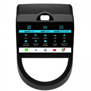 Dedicated Navigation suitable for Kia Soul (2009-2013), QuadCore, 9 Inch, 4Gb RAM, 64Gb Storage, Android Auto, Carplay