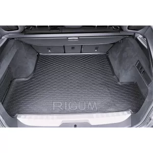Rubber trunk mat by Rigum suitable for BMW 3 Series PHEV G21 Touring after 2019, 1 piece, black-image-6331590