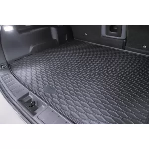 Rubber trunk mat by Rigum suitable for Mitsubishi Outlander PHEV 5 seats after 2022, 1 piece, black-image-6331657