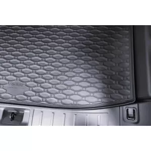 Rubber trunk mat by Rigum suitable for Mitsubishi Outlander PHEV 5 seats after 2022, 1 piece, black-image-6331658