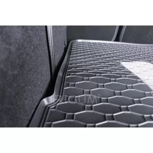 Gummimatte für den Kofferraum von Rigum geeignet für Peugeot 5008, E-5008 nach 2024 mit umgeklapptem dritten Sitzreihe, 1 Stück, schwarz-image-6331671