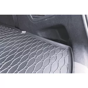 Gummimatte für den Kofferraum von Rigum geeignet für Peugeot 5008, E-5008 nach 2024 mit umgeklapptem dritten Sitzreihe, 1 Stück, schwarz-image-6331672