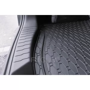 Gummimatte für den Kofferraum von Rigum geeignet für KGM Tivoli, SsangYong Tivoli nach 2015 für die obere oder untere Kofferraumposition, 1 Stück, schwarz-image-6331700