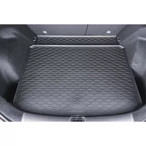 Rubber trunk mat by Rigum suitable for MG ZS, ZS Hybrid+, for the upper or lower trunk position, 1 piece, black-image-6331736