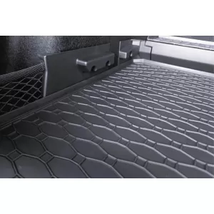 Rubber trunk mat by Rigum suitable for MG ZS, ZS Hybrid+, for the upper or lower trunk position, 1 piece, black-image-6331738
