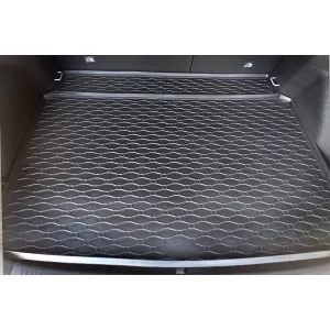 Rubber trunk mat by Rigum suitable for MG ZS, ZS Hybrid+, for the upper or lower trunk position, 1 piece, black-image-6331742