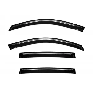 Set von Front- und Heckwindabweiser EGR geeignet für Volkswagen Tiguan 2007-2015, 4 Stück, zur Installation außerhalb des Türrahmens-image-6332847