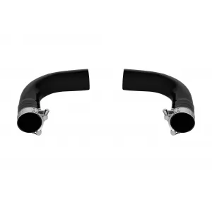 RSQ5 type diffuser with black exhaust tips suitable for rear S line bumper on Audi Q5 Sportback 2017-2023-image-6332875