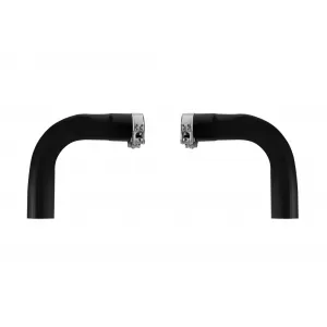 Diffusor Typ RSQ5 mit schwarzen Auspuffendrohren geeignet für die hintere S line Stoßstange am Audi Q5 SUV 2017-2023-image-6332884