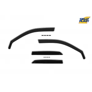 image-39-Set of front and rear wind deflectors suitable for Daihatsu Terios J200, F700 2006-2017, set of 4 pieces, black