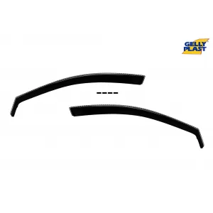 Set of front and rear wind deflectors suitable for Honda CR-V 2007-2012 with 5 doors, set of 4 pieces, black-image-6332978