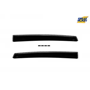 Set of front and rear wind deflectors suitable for Honda CR-V 2007-2012 with 5 doors, set of 4 pieces, black-image-6332979