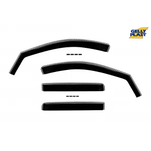 image-42-Set of front and rear wind deflectors suitable for Hyundai Santa Fe 2006-2012, set of 4 pieces, black