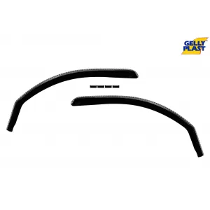 Set of front and rear wind deflectors suitable for Citroen C3 Picasso 2009-2017 with 5 doors, set of 4 pieces, black-image-6333183