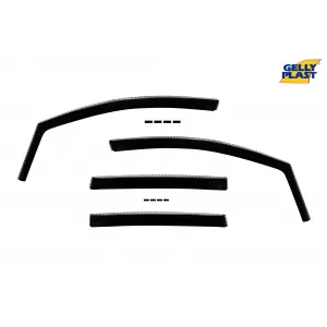 image-61-Set of front and rear wind deflectors suitable for Ford Focus C-max 2003-2011 with 5 doors, set of 4 pieces, black