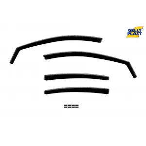 image-62-Set of front and rear wind deflectors suitable for Chevrolet Cruze hatchback 2009-2016, set of 4 pieces, black