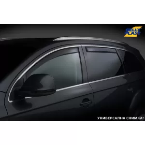 Set von Front- und Heckwindabweiser geeignet für Chevrolet Cruze Hatchback 2009-2016, Set von 4 Stück, schwarz-image-6333202