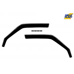 image-63-Front wind deflectors Gelly Plast suitable for Toyota Land Cruiser J100 1998-2007 with 4 doors, 2 pieces, black