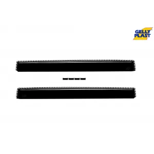 Set von Front- und Heckwindabweiser geeignet für Nissan Terrano II 1993-2006 mit 5 Türen, Set von 4 Stück, schwarz-image-6333247
