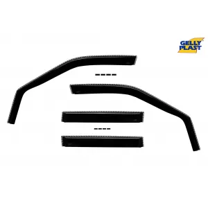 image-68-Set of front and rear wind deflectors Gelly Plast suitable for Land Rover Freelander L359 2006-2014 with 5 doors, set of 4 pieces, black