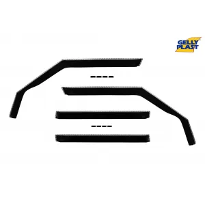 image-69-Set of front and rear wind deflectors suitable for Skoda Yeti 2009-2017, set of 4 pieces, black