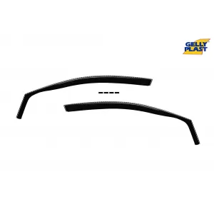 Set von vorderen und hinteren Windabweiser geeignet für Honda CR-V 2012-2018 mit 5 Türen, Set von 4 Stück, schwarz-image-6333335