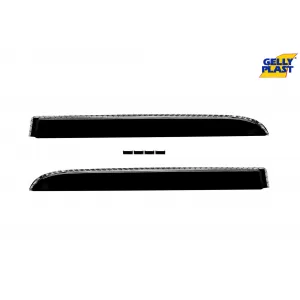 Set von Front- und Heckwindabweiser geeignet für Mini Countryman R60 2011-2014 mit 5 Türen, Set von 4 Stück, schwarz-image-6333357