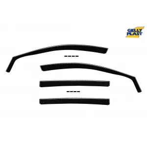 image-73-Set of front and rear wind deflectors suitable for Toyota RAV4 2013-2019 with 5 doors, 4 pieces, black
