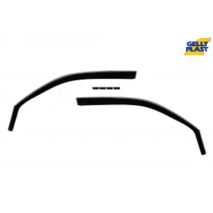 Set von Front- und Heckwindabweiser geeignet für Toyota Land Cruiser J200 nach 2007, Set aus 4 Stück, schwarz-image-6333553