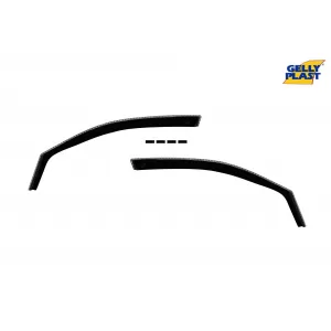 Set von Front- und Heckwindabweiser geeignet für Volkswagen TIGUAN nach 2016 mit 5 Türen, Set aus 4 Stück, schwarz-image-6333592