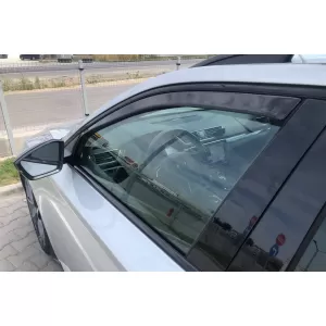 Vordere Windabweiser Gelly Plast geeignet für Skoda Superb nach 2015, 2 Stück, schwarz-image-6333656