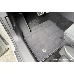 Tapițerie de podea Gumarny Zubri Evermats seria 2 în 1 potrivită pentru Cupra Leon eHybrid, Seat Leon eTSI MHEV după 2020, 4 piese, negru-image-6334259