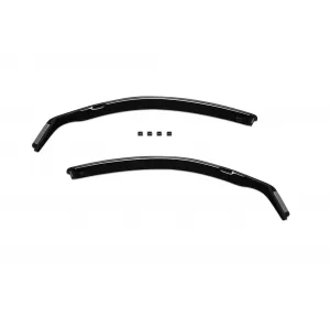 Set of front and rear wind deflectors suitable for Alfa Romeo 147 2001-2010, with 5 doors, dark smoked, 4 pieces-image-6334766