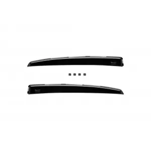 Set von Front- und Heckwindabweiser geeignet für Audi A4 Limousine 2000-2009, mit 4 Türen, dunkel getönt, 4 Stück-image-6334788