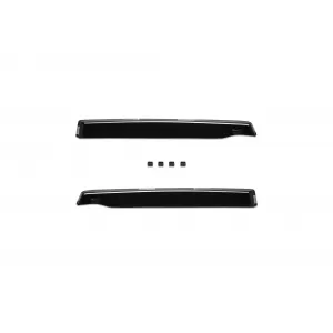 Set of front and rear wind deflectors suitable for Audi A3 1997-2003, with 5 doors, dark smoked, 4 pieces-image-6334803