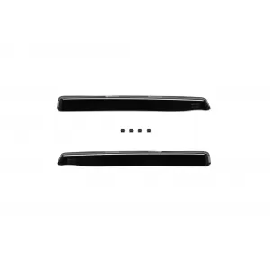 Set of front and rear wind deflectors suitable for Audi A3 Sportback 2004-2012, with 5 doors, dark smoked, 4 pieces-image-6334808