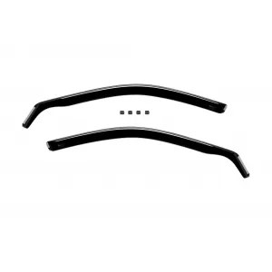 Set de deflectoare de vânt frontale și posterioare potrivite pentru Audi A4 estate 1995-2001, cu 5 uși, fumuriu închis, 4 bucăți-image-6334827