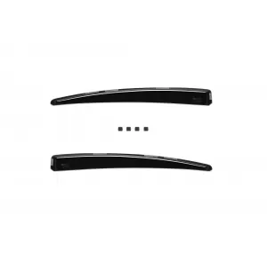 Set de deflectoare de vânt frontale și posterioare potrivite pentru Chevrolet Cruze sedan 2009-2016, cu 4 uși, fumuriu închis, 4 bucăți-image-6334881