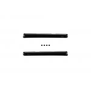 Set de deflectoare de vânt pentru față și spate, potrivite pentru BMW X5 E53 2000-2006, fumuriu închis, 4 bucăți-image-6334933