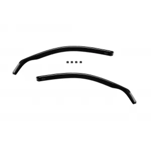 Set de deflectoare de vânt frontale și posterioare potrivite pentru BMW Seria 5 E61 estate 2003-2010, cu 5 uși, fumuriu închis, 4 bucăți-image-6334947