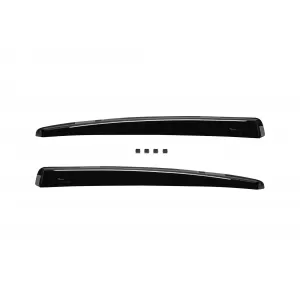 Set of front and rear wind deflectors suitable for BMW 5 Series F10 sedan 2010-2016, with 4 doors, dark smoked, 4 pieces-image-6334955
