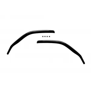 Set de deflectoare de vânt frontale și posterioare potrivite pentru Citroen Xsara Picasso 1999-2010, cu 5 uși, fumurii închise, 4 bucăți-image-6334987
