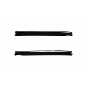 Set de deflectoare de vânt frontale și posterioare potrivite pentru Citroen C8, Peugeot 807 2002-2015, cu 5 uși, fumuriu închis, 4 bucăți-image-6334998