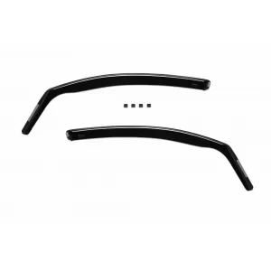 Set de deflectoare de vânt frontale și posterioare potrivite pentru Citroen C5 hatchback 2008-2017, cu 4 uși, fumuriu închis, 4 bucăți-image-6335009