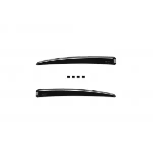 Set of front and rear wind deflectors suitable for Ford Focus sedan, hatchback 2004-2011, with 4 doors, dark smoked, 4 pieces-image-6335123