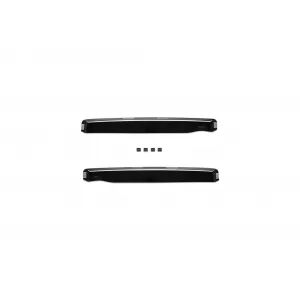 Set of front and rear wind deflectors suitable for Ford Fusion 2002-2012, with 5 doors, dark smoked, 4 pieces-image-6335156