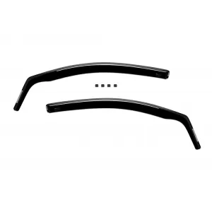 Set of front and rear wind deflectors suitable for Honda FR-V 2005-2009, with 5 doors, dark smoked, 4 pieces-image-6335248