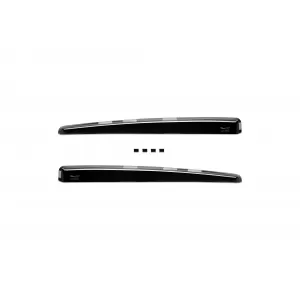 Set of front and rear wind deflectors suitable for Honda CR-V 2007-2012, with 5 doors, dark smoked, 4 pieces-image-6335266
